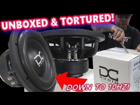 Unboxed & Tortured! (2) DC Audio Level 2 10" Subwoofers Flexing HARD Down to 10HZ!