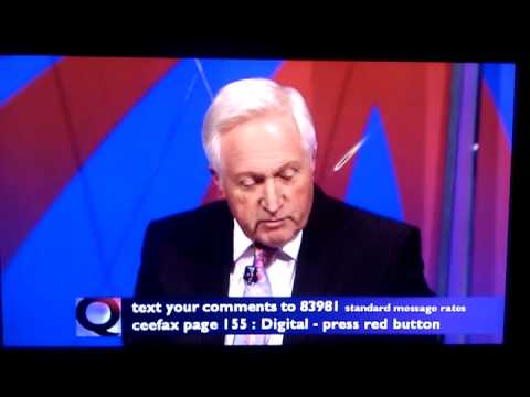 BBC Question time 06/10/2011 - "The David Dimbleby fart"