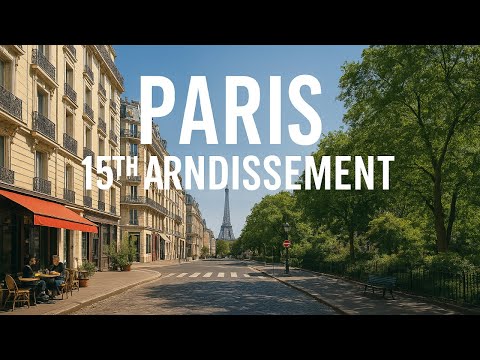 Exploring the 15th Arrondissement of Paris | Local Streets, Cafés & Everyday Life 🇫🇷