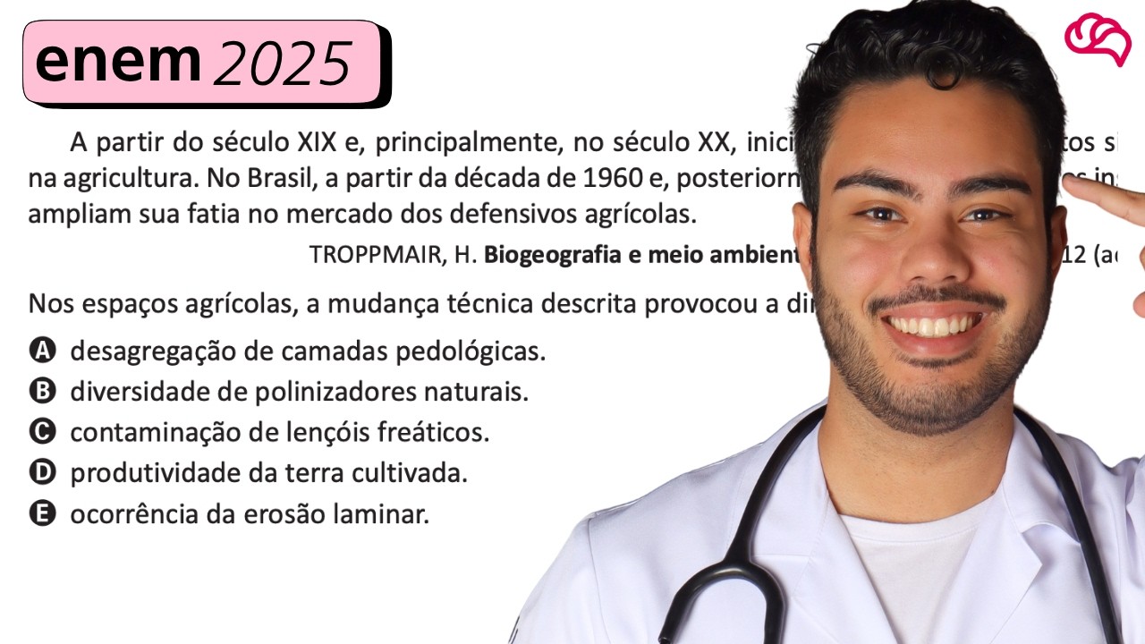 Resolução em Vídeo — Questão 75 ENEM 2025