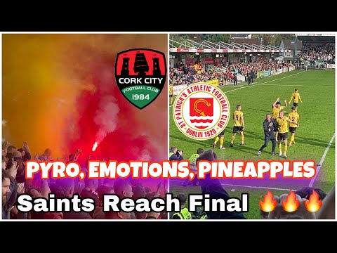 Cork City 0-2 St Patricks Athletic | FAI Cup Semi Final Vlog | 🧨 PYRO, ATMOSPHERE 🔥