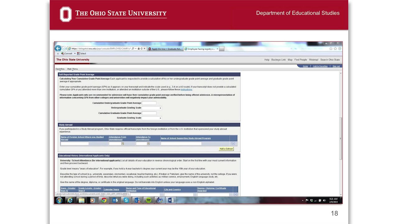 Virtual Information Session: Admissions Application Tutorial