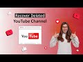 How to Recover any Banned YouTube Channel with videos using this simple trick