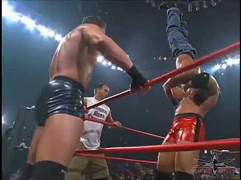 720pHD  WCW Nitro 08 21 00   Mysterio Guerrera Inferno w Tygress vs  Jindrak O'Haire Sanders