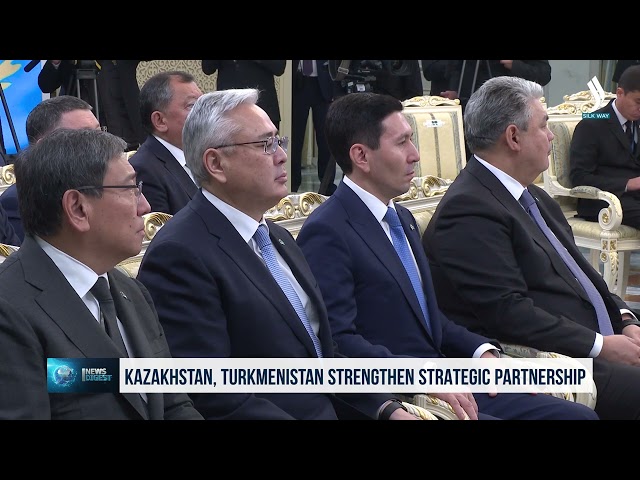 Казакстандын жана Түркмөнстандын Президенттери сүйлөшүүлөрдү жүргүздү