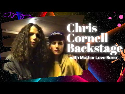 Chris Cornell backstage with Andrew Wood [ Part 2 ]