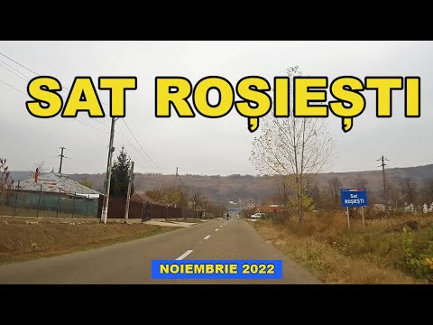Sat Rosiesti judetul Vaslui noiembrie 2022
