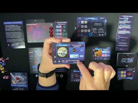 My First Playthrough of One Deck Galaxy  - The Hungry Nebula | DaniCha