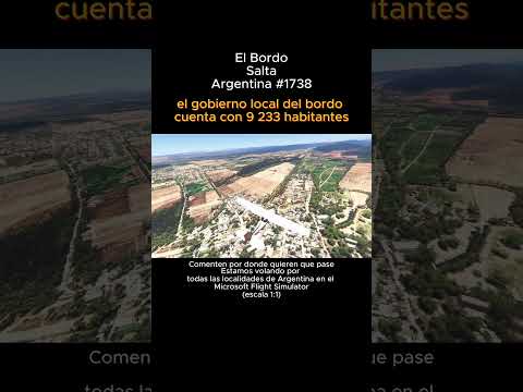 El Bordo, Salta desde el Microsoft Flight Simulator #elbordo #salta #argentina #msfs2024