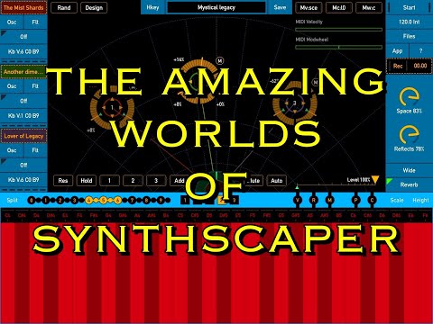 SynthScaper - Amazing for Ambiance, Drones & Soundscapes - iPad Demo