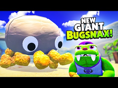 Exploring ISLAND of BIGSNAX With New Giant BUGSNAX Monsters - Bugsnax