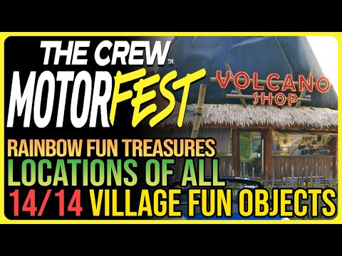 All 14 Fun Objects The Crew Motorfest - Rainbow Fun Treasures