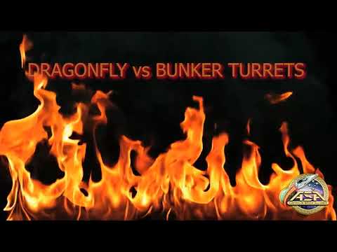 Dragonfly VS Bunker Turrets 1