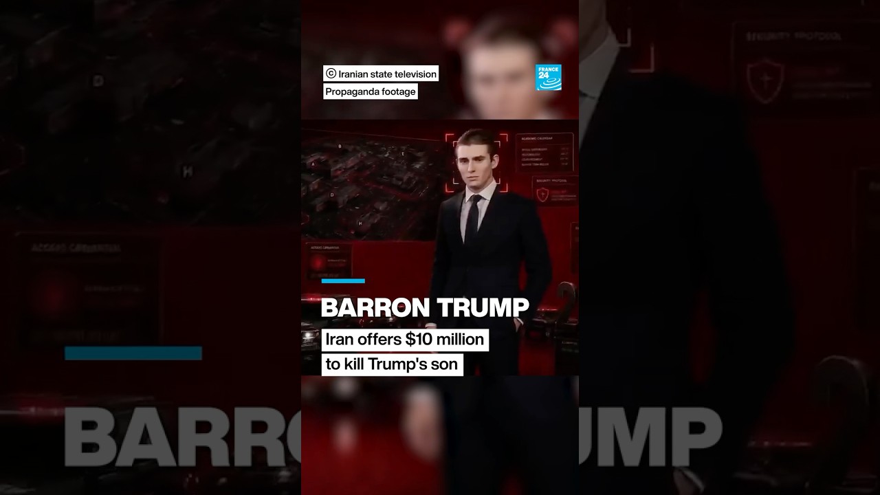 Iran offers $10 million to kill Trump's son • FRANCE 24 English