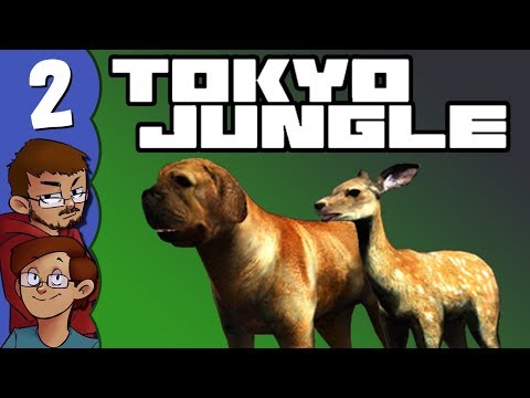 Let's Play Tokyo Jungle [CO-OP] (Survival Mode) Part 2 - Tosa and Sika Deer, What Could Be Better?