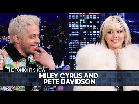 皮特-戴維森可能會在麥莉-賽勒斯的新年晚會上首度獻唱 | 今晚秀 (Pete Davidson Might Make His Singing Debut at Miley Cyrus’ New Year’s Eve Party | Tonight Show)