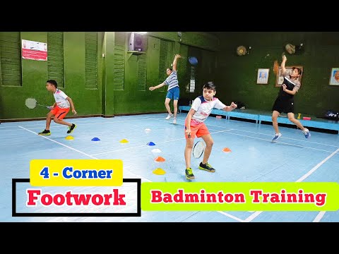 Badminton Footwork Training 🔴 Basic 🔴 Badminton Tips And Tricks