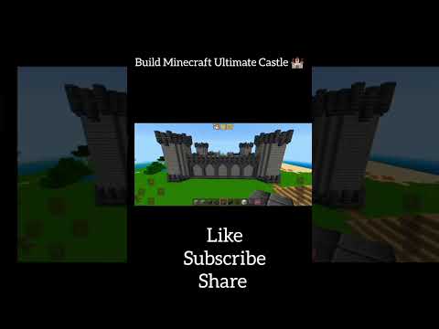Build Minecraft Ultimate Castle 🏰||#shorts #minecraft #castle