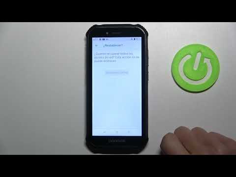 Cómo restaurar ajustes de red y WiFi en DOOGEE S40