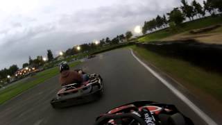 preview picture of video 'Go-kart onboard. Overtaking on Odenwaldring (Schaafheim), Germany. European kart circuits.'