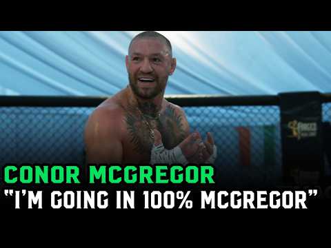Conor McGregor White House Camp Begins: "I'm Going In 100%"