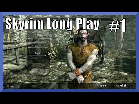 Skyrim Anniversary Edition - PS4 - Long Play no commentary Survival mode Part 1