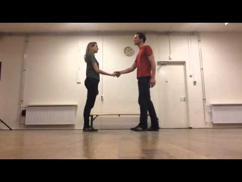 Level B - 8 count lindy circle. Change place from cross hand and pecking