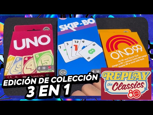 Vídeo relacionado con Mattel Games UNO Rojo rubí Mattel 80. aniversario Juego de cartas para niños y adultos, para noches en familia, noches de juegos, viajes, acampadas y fiestas, JGK30