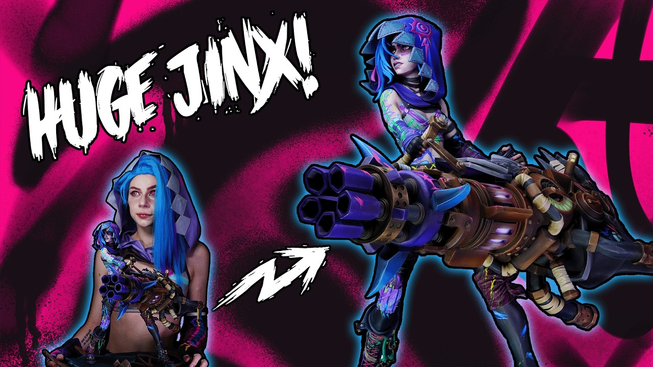 Painting a HUGE Jinx Statue - Painting 3D Prints