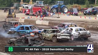 Fulton County 4H Fair - Demolition Derby -7-14-18