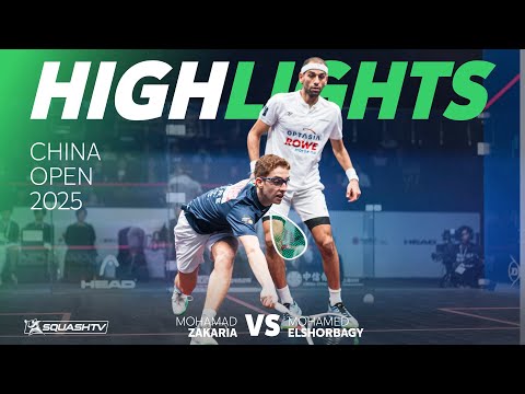 🇪🇬 Mo. ElShorbagy v Zakaria 🇪🇬 | China Open 2025 | QUARTER FINAL HIGHLIGHTS