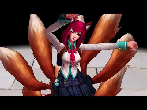 Academy Ahri Skin - Detailed Spotlight