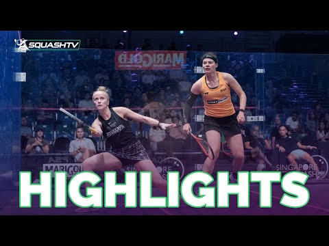 "It has to be GOOD!" | Perry v Whitlock | MARIGOLD Singapore Squash Open 2022 | RD2 HIGHLIGHTS