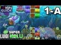 New Super Luigi U 3 Star Coin Walkthrough - Acorn Plains-A: Cheep Chomp Chase
