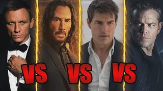 ¿Quién gana en un duelo: John Wick, Ethan Hunt, Jason Bourne o James Bond?