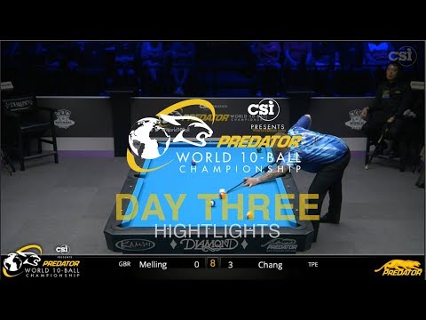 Predator World 10 Ball Championship: Day Three Highlights
