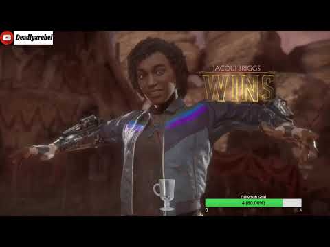 Fighting the BEST Jacqui in MK11
