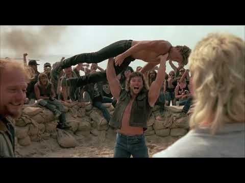 Stone Cold (fight scene) Brian Bosworth vs. Winger on steroids