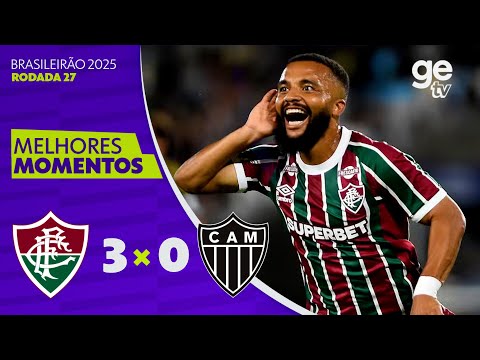 Gols e lances de Fluminense x Atlético Mineiro
