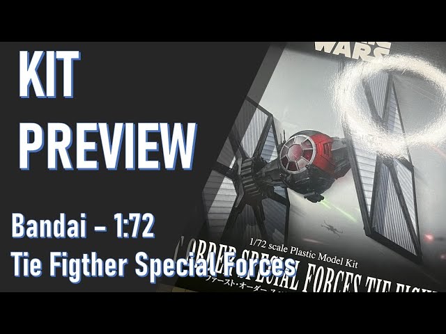 Vídeo relacionado con Caza TIE de las Fuerzas Especiales de la Primera Orden de BANDAI