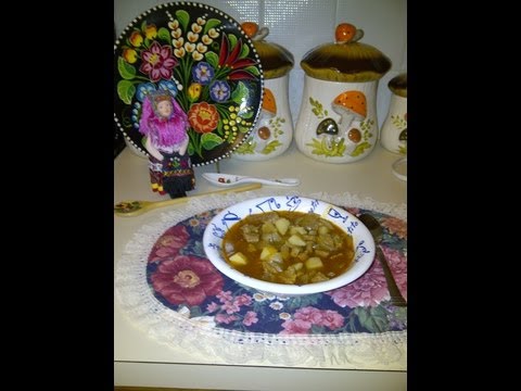 HUNGARIAN GOULASH SOUP  authentic traditional quick and easy   /   GULYÁS LEVES