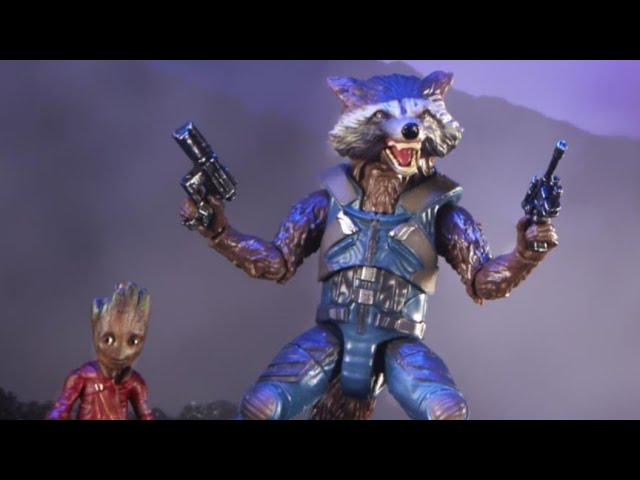 Vídeo relacionado con Universo Marvel Hasbro - Marvel Legends Series - Rocket - Figura de Guardianes de la Galaxia Vol. 3 de 15 cm