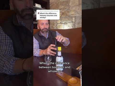 What’s the difference between bourbon and whiskey? 🥃