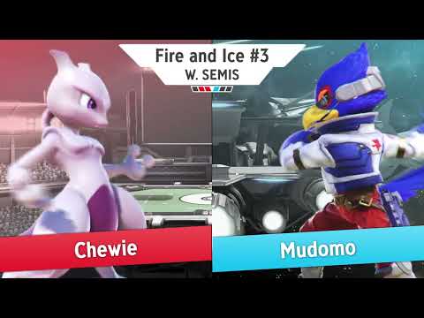 Chewie (Mewtwo) vs Mudomo (Falco) - Fire and Ice #3 Winners Semi Finals