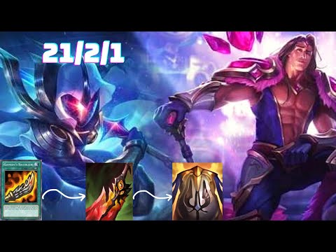 Yi/Taric Funnel Gameplay + VC - 21/2/1 - Hyper climbing