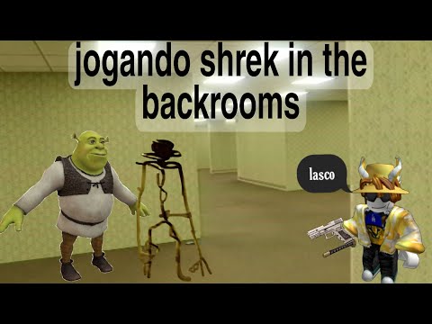 caçando e derrotando shrek e entidades nas backrooms (shrek in the backrooms)
