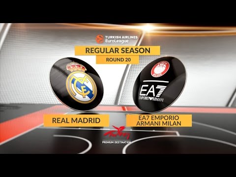 EuroLeague Highlights RS Round 20: Real Madrid 94-89 EA7 Emporio Armani Milan