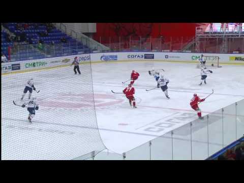 Medvescak @ Vityaz 02/17/2015 Highlights / Витязь - Медвешчак 3:1