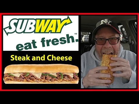 Subway Steak and Cheese Sandwich Review | JKMCraveTV