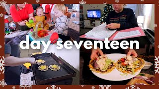 VLOGMAS DEC 17 | exchanging gifts with friends, smash burger tacos, quick target run + more